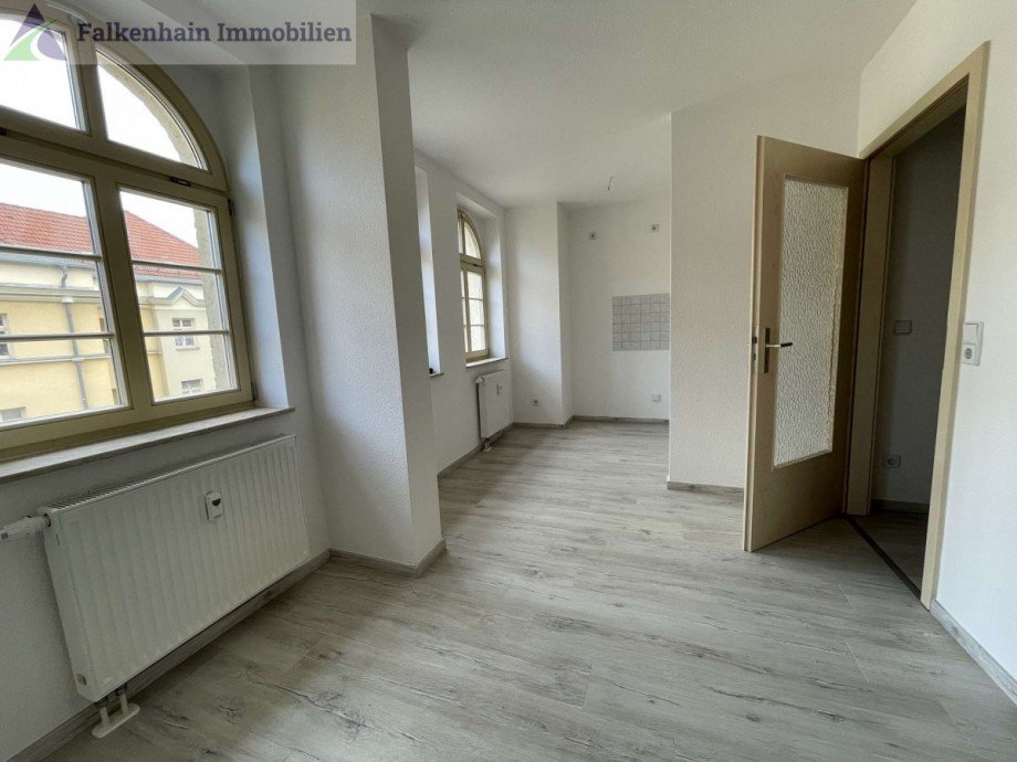 Blick zur K�che Wohnung Leipzig