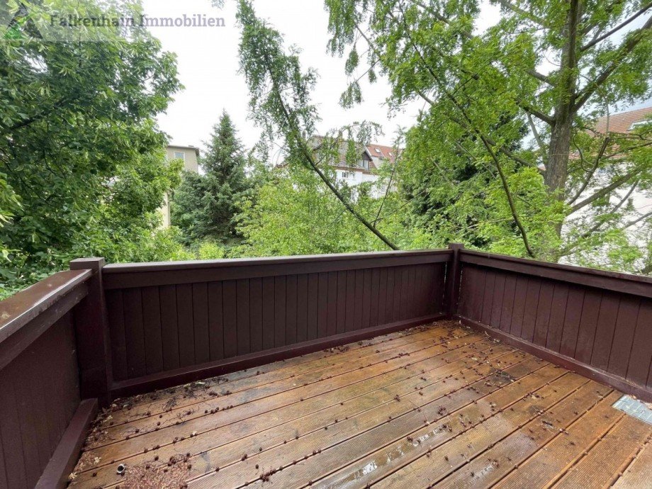 Balkon 1 Etagenwohnung Markkleeberg