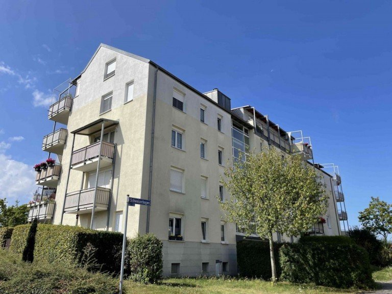Hausansicht Leipzig Terrassenwohnung Schicke, gepflegte 3 Zimmer- Wohnung mit Terrasse und Tiefgaragen-Stellplatz in ruhiger Wohnanlage!