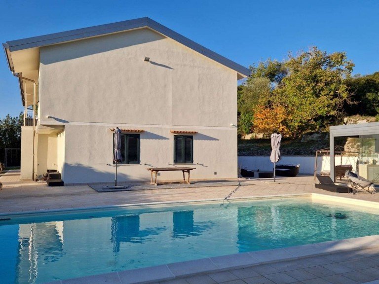 93_modernes_Landhaus_Toskana Casciana Terme Haus Moderne Landvilla mit Pool, Garten und Panoramablick - am Rande des Thermalortes Casciana Terme!