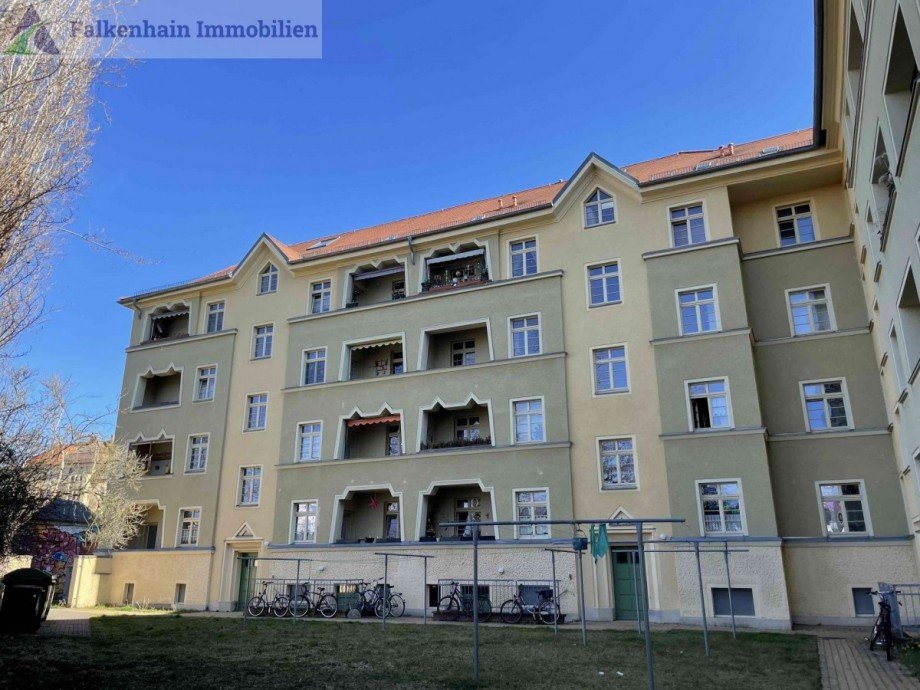 R�ckansicht Wohnung Leipzig