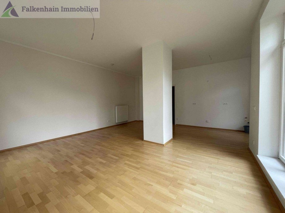 Wohnbereich mit offener K�che Etagenwohnung Markkleeberg