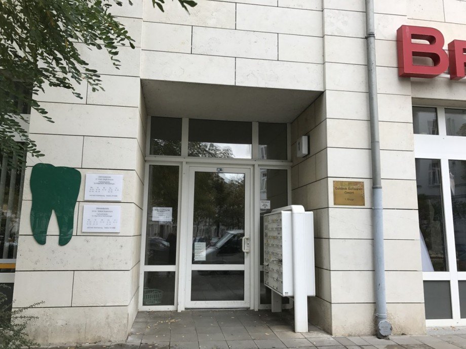Hauseingang Dachgeschosswohnung Leipzig