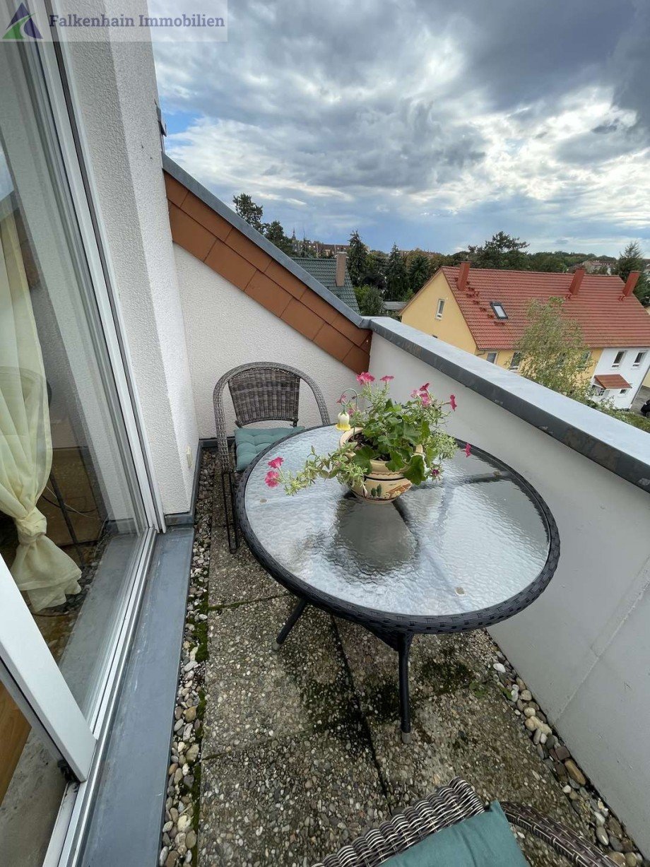 Balkonansicht Wohnung Markranst�dt