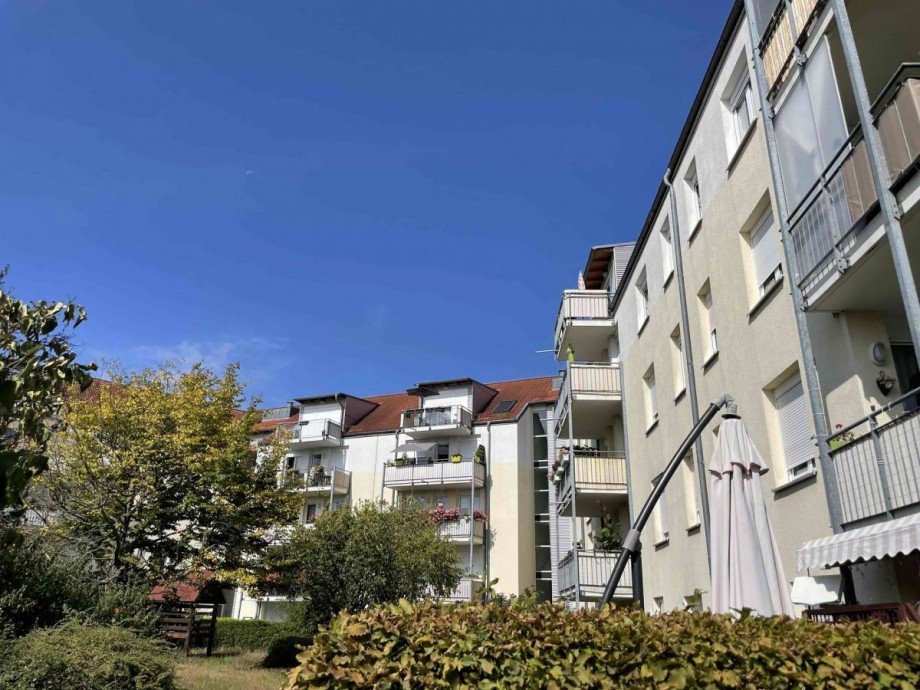 Innenhof-Ansicht Terrassenwohnung Leipzig