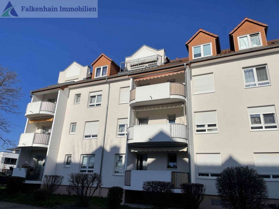 R�ckansicht Wohnung Markranst�dt