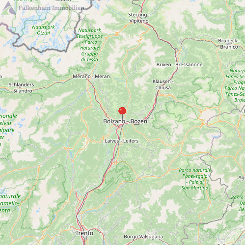 Lageplan Wohnung Bozen