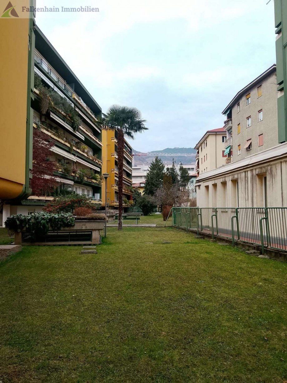 Gartenbereich Wohnung Bozen