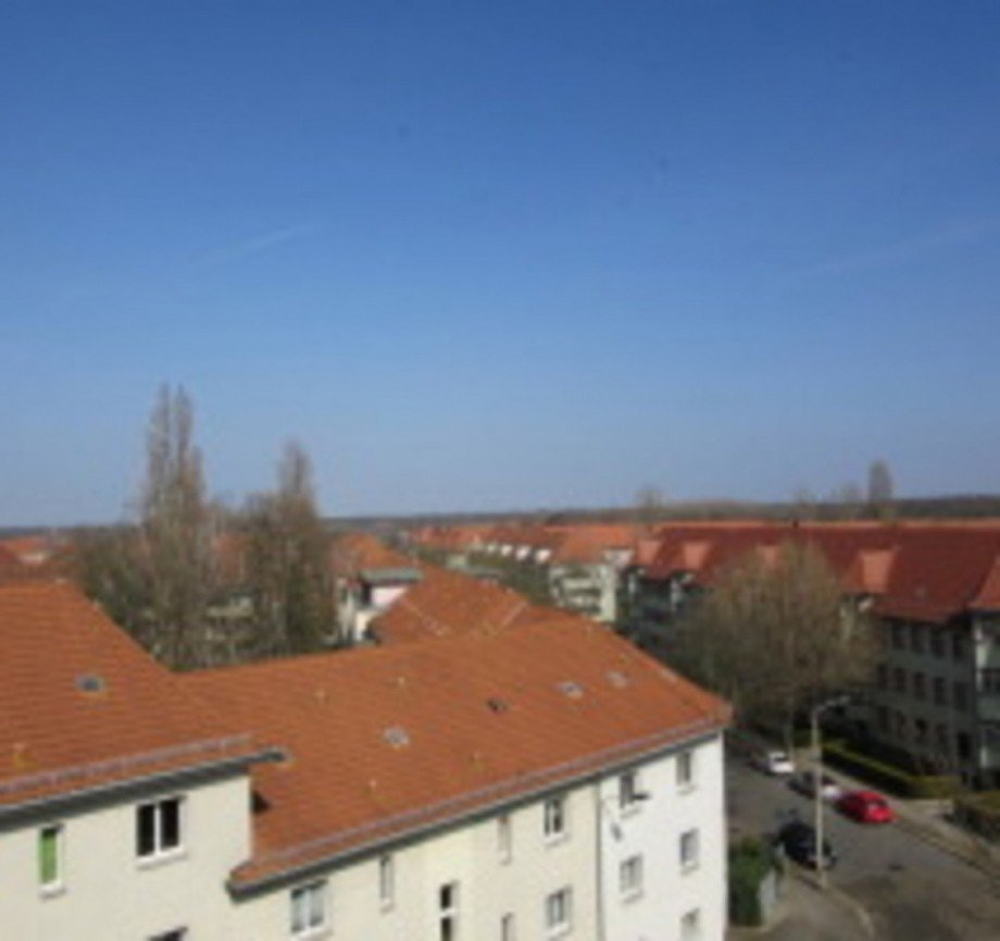 Ausblick vom Schlafzimmer Renditeobjekt Leipzig