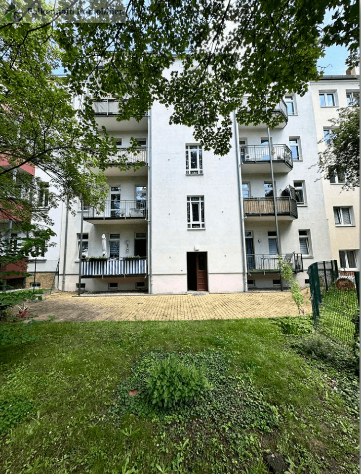 R�ckansicht Mehrfamilienhaus Leipzig