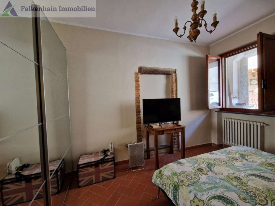 Schlafbereich Wohnung Casciana Terme