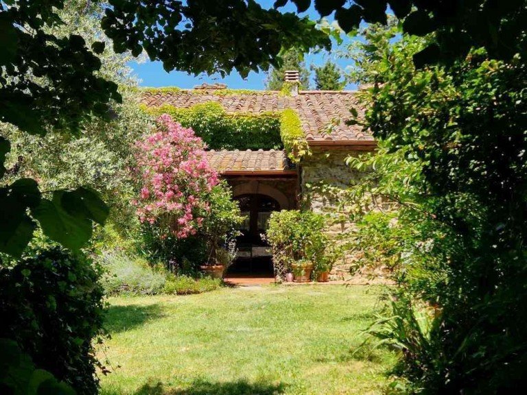 Natursteinhaus_Pool_Vinci_Toscana_50 Vinci Haus La Dolce Vita pur - Historisches Natursteinhaus mit Weinberg, Olivenhain & Pool bei Vinci !
