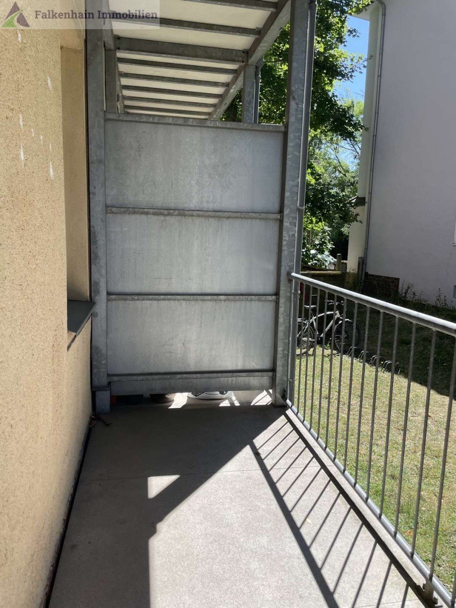 Balkonansicht Wohnung Leipzig