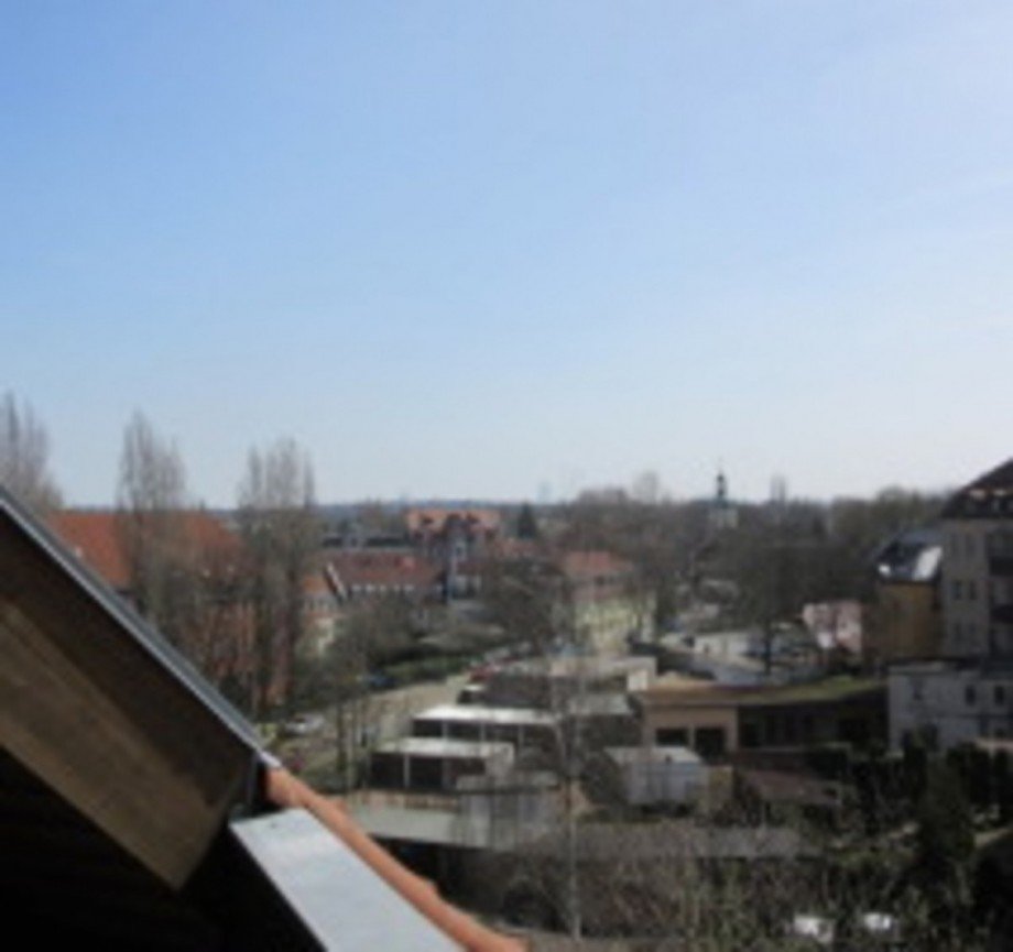 Blick von der Terrasse Renditeobjekt Leipzig