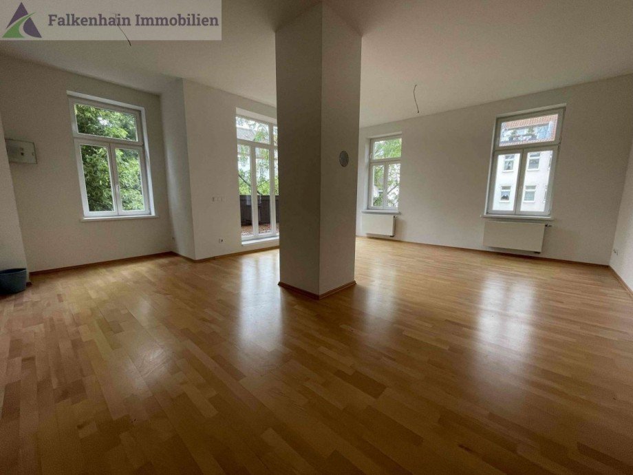Wohnzimmer Etagenwohnung Markkleeberg