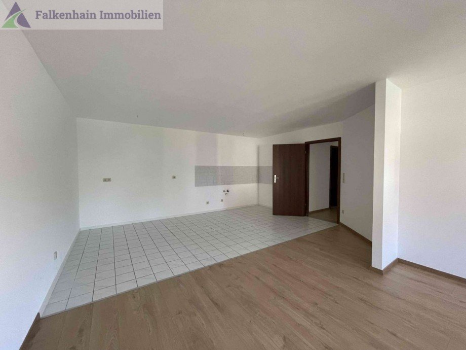 Blick zur offenen K�che Etagenwohnung Wurzen