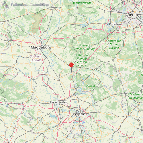 Lageplan Wohn- / Gesch�ftshaus Dessau-Ro�lau