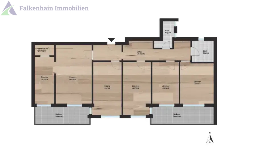 Grundriss Wohnung Bozen