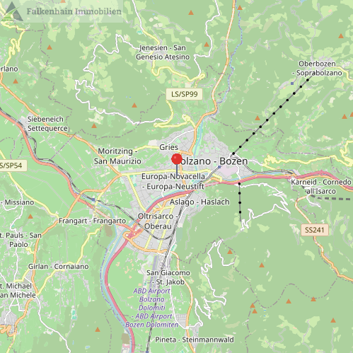 Lageplan Wohnung Bozen