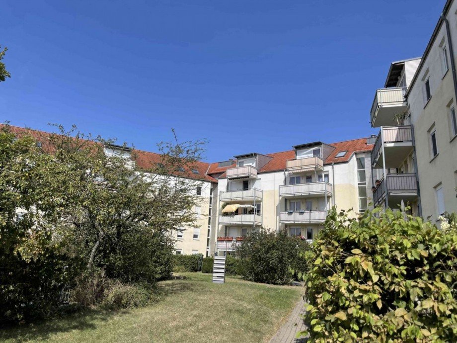 Ansicht Wohnanlage Terrassenwohnung Leipzig