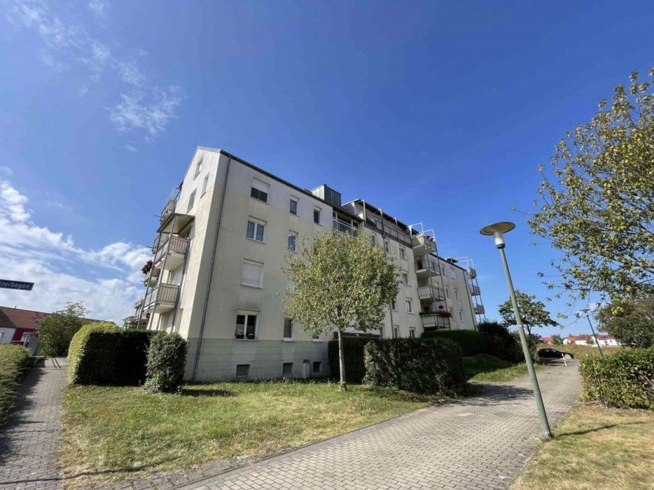 Hausansicht Terrassenwohnung Leipzig