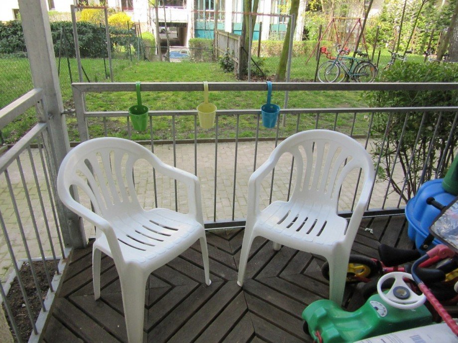 Balkonansicht Wohnung Leipzig