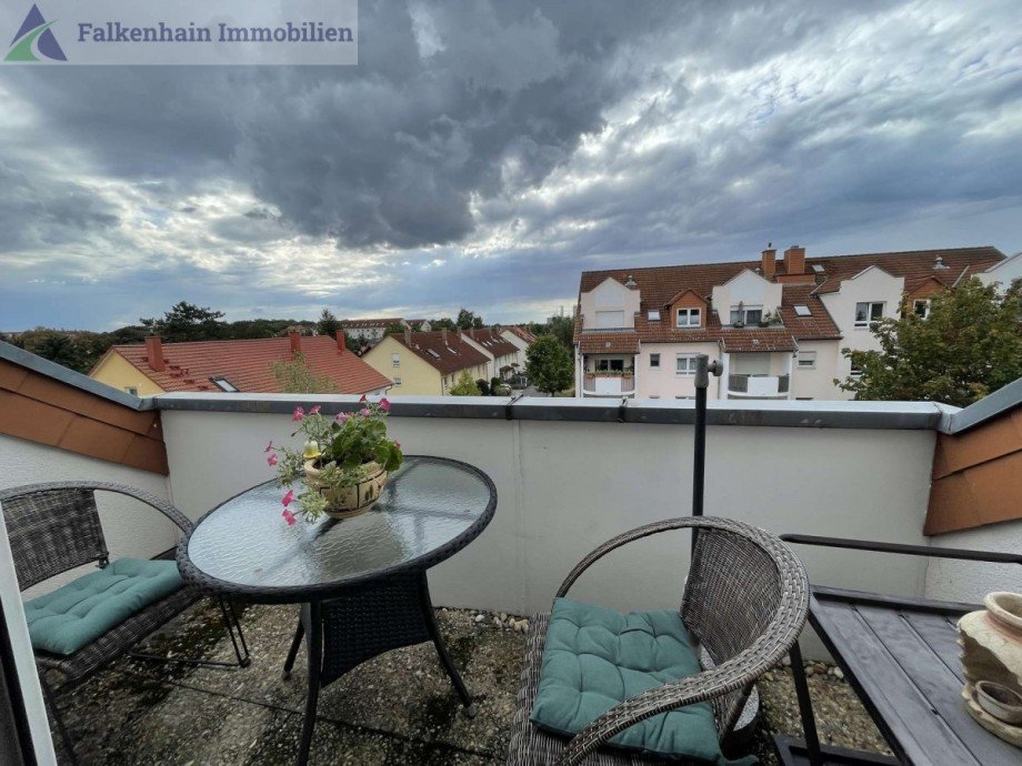 Balkonansicht Wohnung Markranst�dt