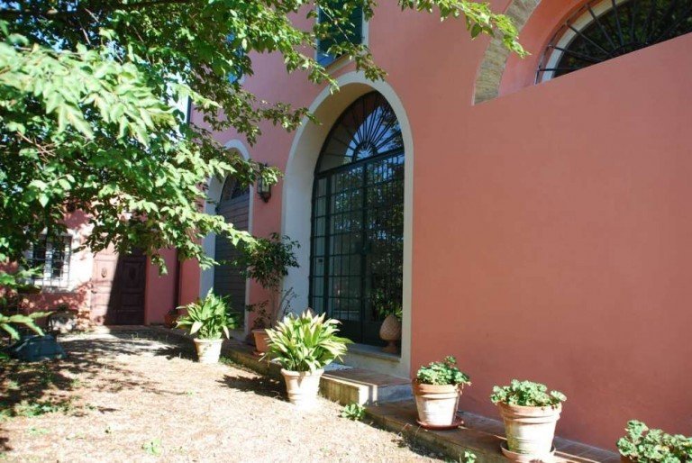 Hausansicht Casciana Terme Haus Traumhaftes Toskana-Podere in Alleinlage mit Panoramablick!