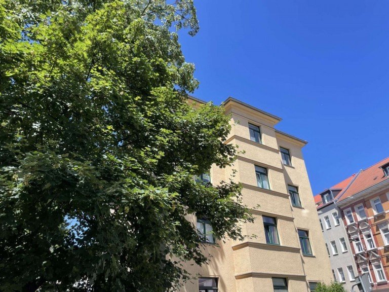 Objektansicht Leipzig Wohnung Sofort Bezugsfrei ! Schickes 1 Zi.-Apartment mit Balkon f�r Singles ! PROVISIONSFREI !