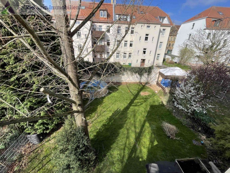 Gartenansicht Villa Markkleeberg
